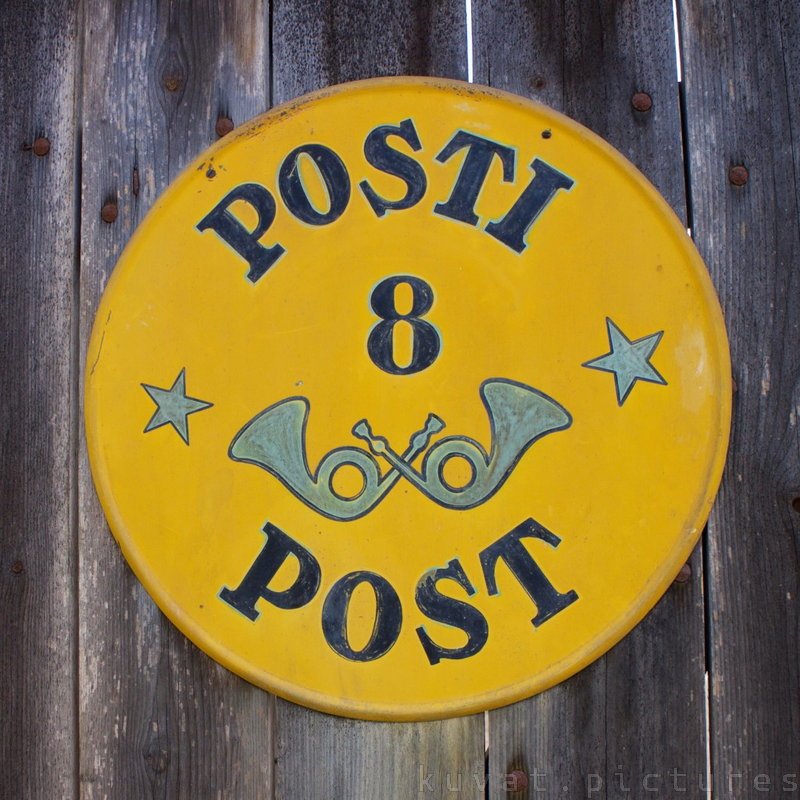 Postitoimiston kyltti